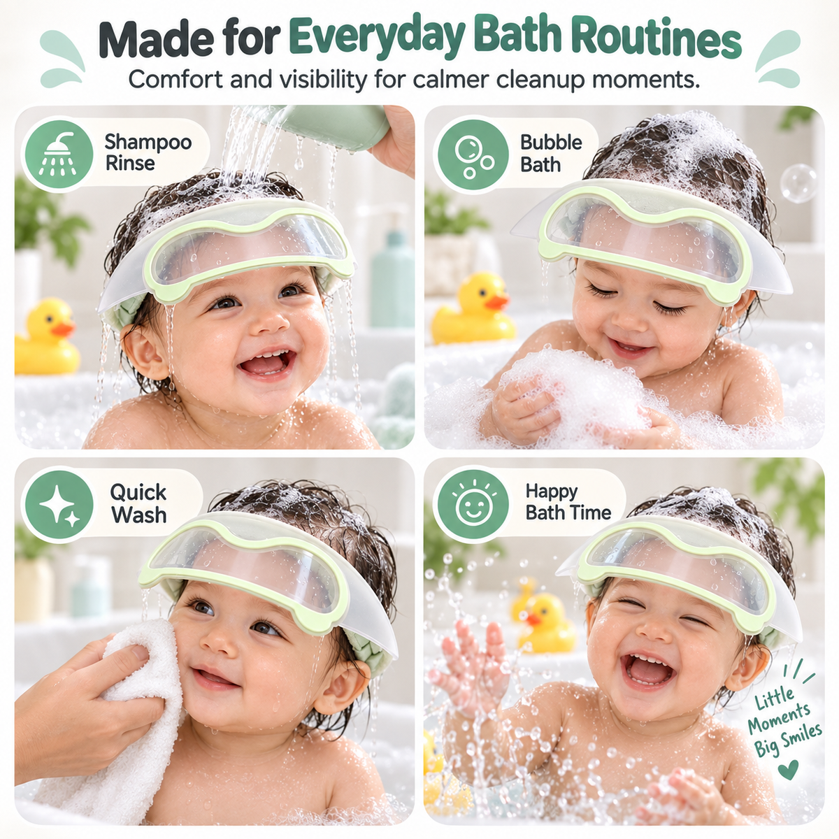 Adjustable Baby Shampoo Visor