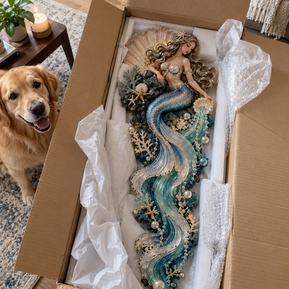 ⏰Limited Stock 50% OFF - 🌊✨ Enchanted Ocean Legends™ Lighted Wall Décor Collection 🐋🧜‍♀️