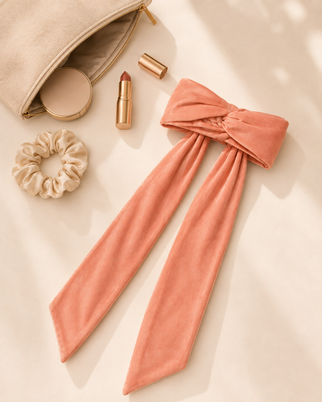 Travel ready heatless curling headband