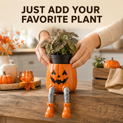 🎁The Quirky Ledge Friend: Handcrafted Shelf Bloom Pot
