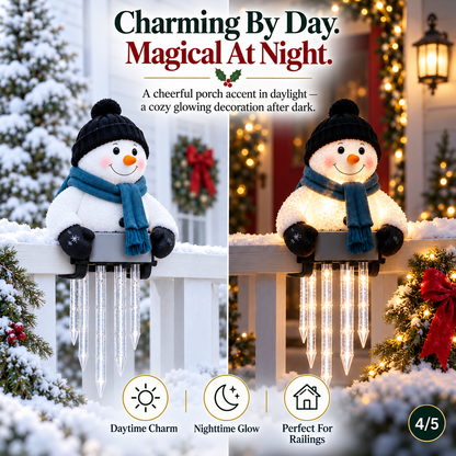 ☃️WinterGlow Snowman Icicle Light Decor👨‍👩‍👧
