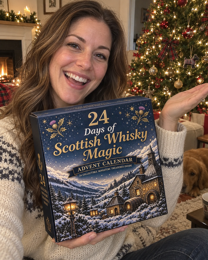 CHRISTMAS KICKOFF 49% OFF - 2026 Days of Scottish Whisky Magic Blind Box - 24-Day Festive Countdown, Scottish Whisky-Themed Collectible Figures Blind Box - Gift For Whisky Lovers