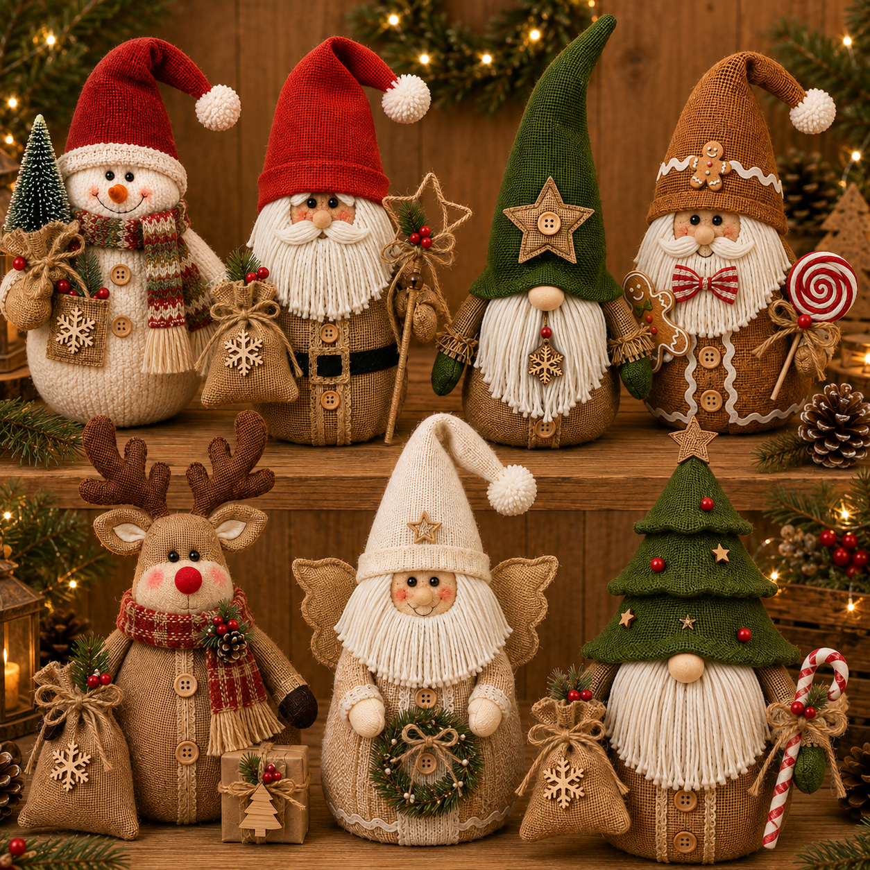 🎄Cozy Christmas Character DIY Craft Kit
