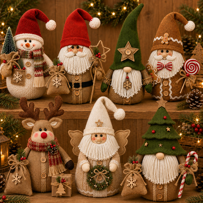 🎄Cozy Christmas Character DIY Craft Kit