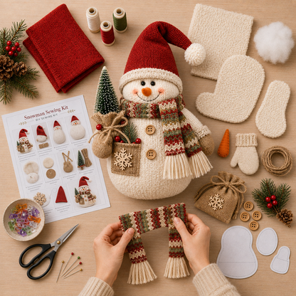 🎄Cozy Christmas Character DIY Craft Kit
