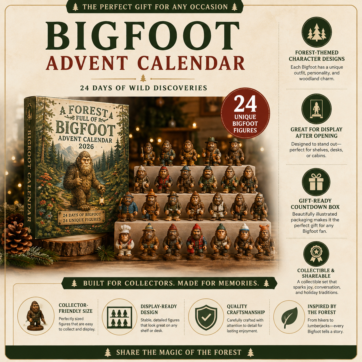 Bigfoot Advent Calendar details