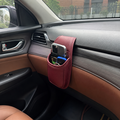 TRENDING NOW | Car Phone Storage Pocket – Slim Adhesive Organizer for Phones, Keys, Cards, Tickets & Sunglasses