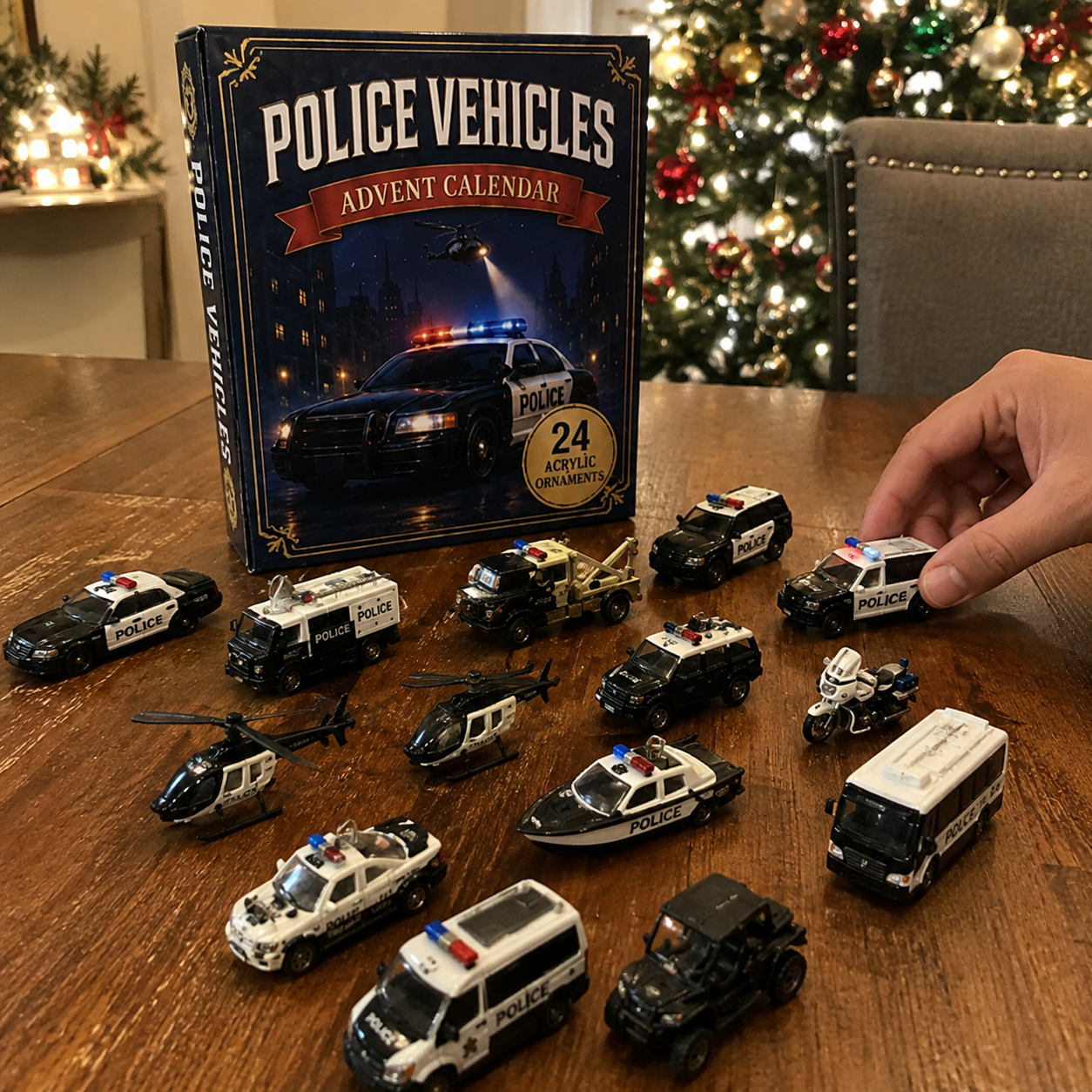 Police Vehicles Fleet Advent Calendar 2026