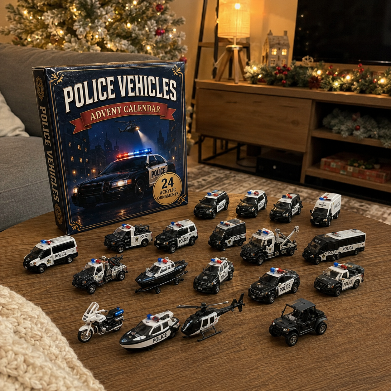 Police Vehicles Fleet Advent Calendar 2026