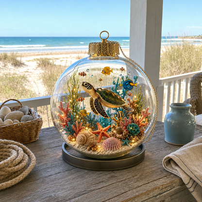🌊Summer Ocean Animal Lighted Diorama Ornament