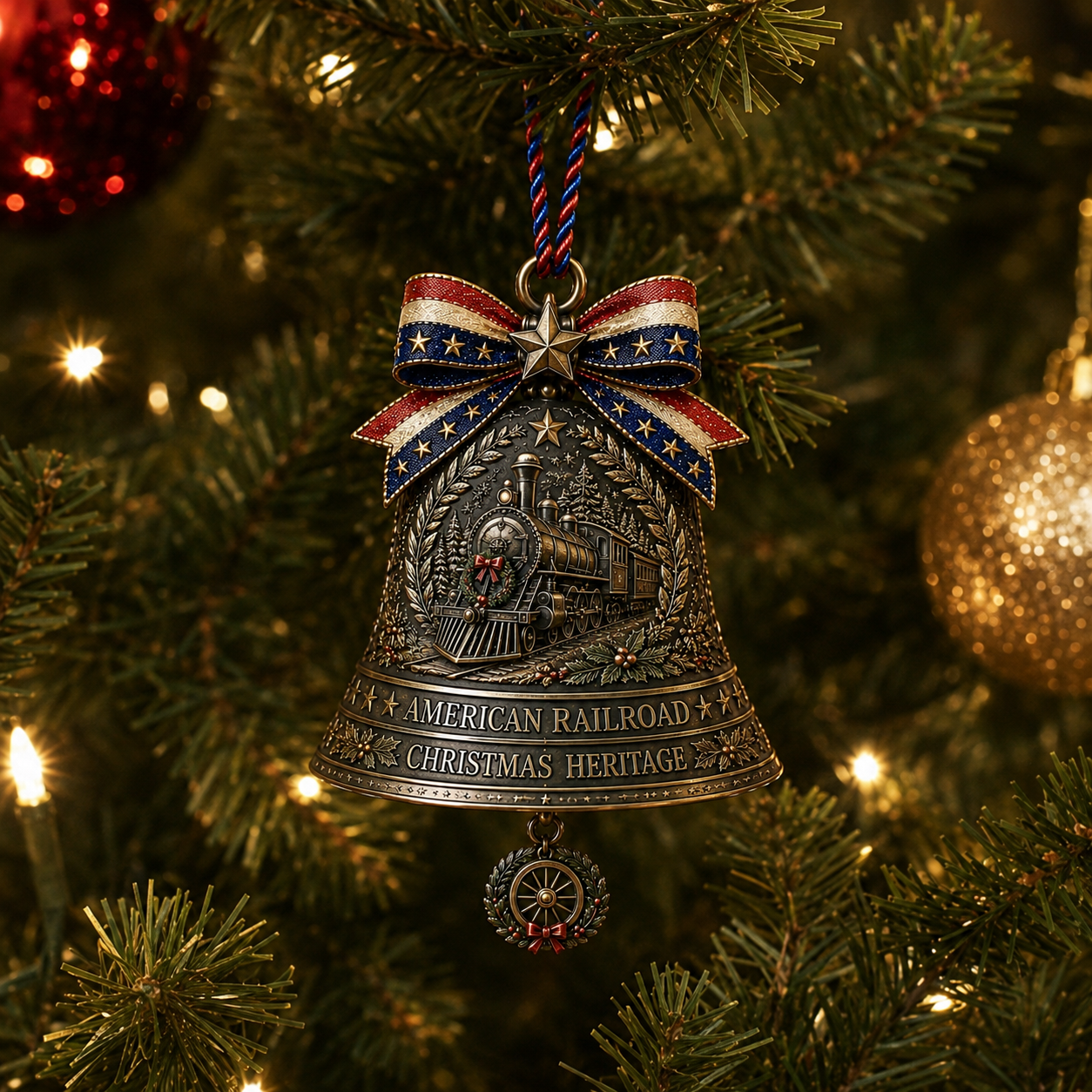 🎄🇺🇸 America 250th Anniversary Christmas Bell Collection