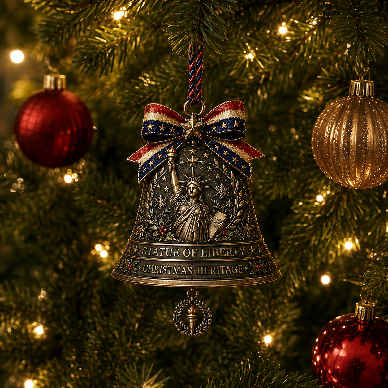 🎄🇺🇸 America 250th Anniversary Christmas Bell Collection