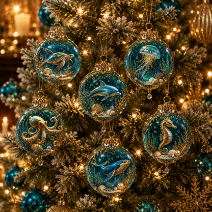 ✨Ocean Wonders Christmas Ornament Collection