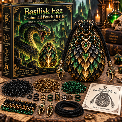 🔥🐉Dragonkeeper’s Pouch – DIY Craft Kit
