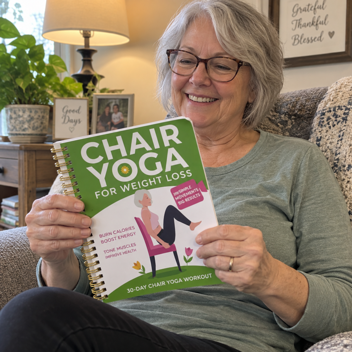 The Complete Guide to Chair Yoga for Seniors Over 60: 40+ Low-Impact Easy Exercises to Restore Strength, Mobility, Balance, and Lose Weight