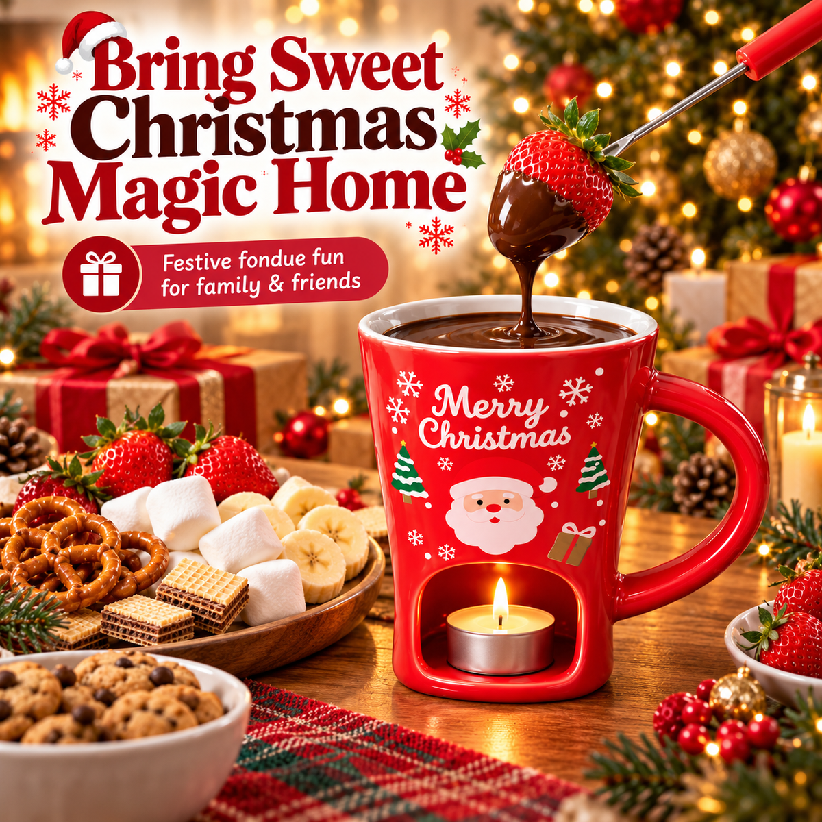 ✨Santa Chocolate Fondue Mug🎅