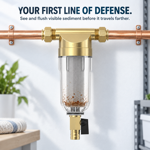 💧 Whole House Spin-Down Sediment Pre-Filter Kit