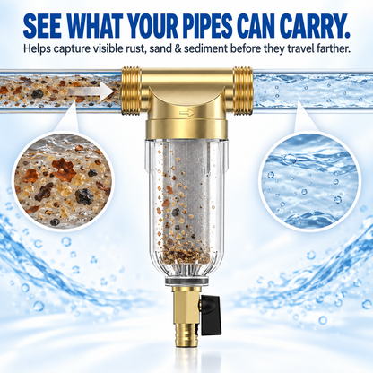 💧 Whole House Spin-Down Sediment Pre-Filter Kit