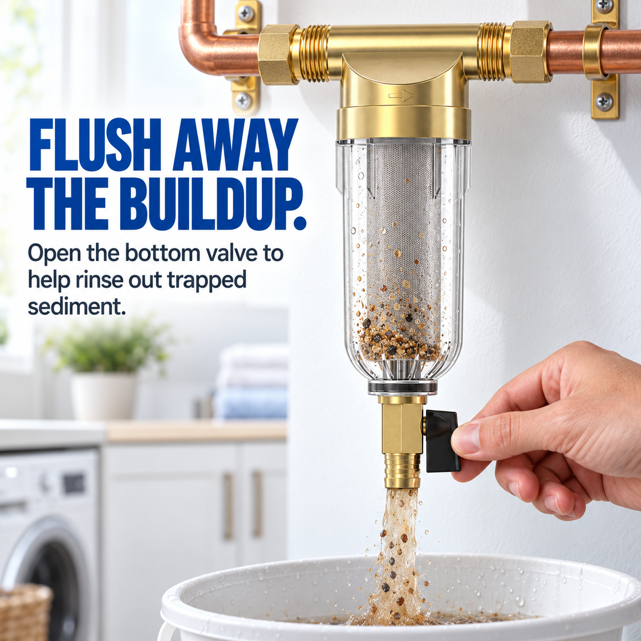 💧 Whole House Spin-Down Sediment Pre-Filter Kit