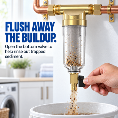 💧 Whole House Spin-Down Sediment Pre-Filter Kit