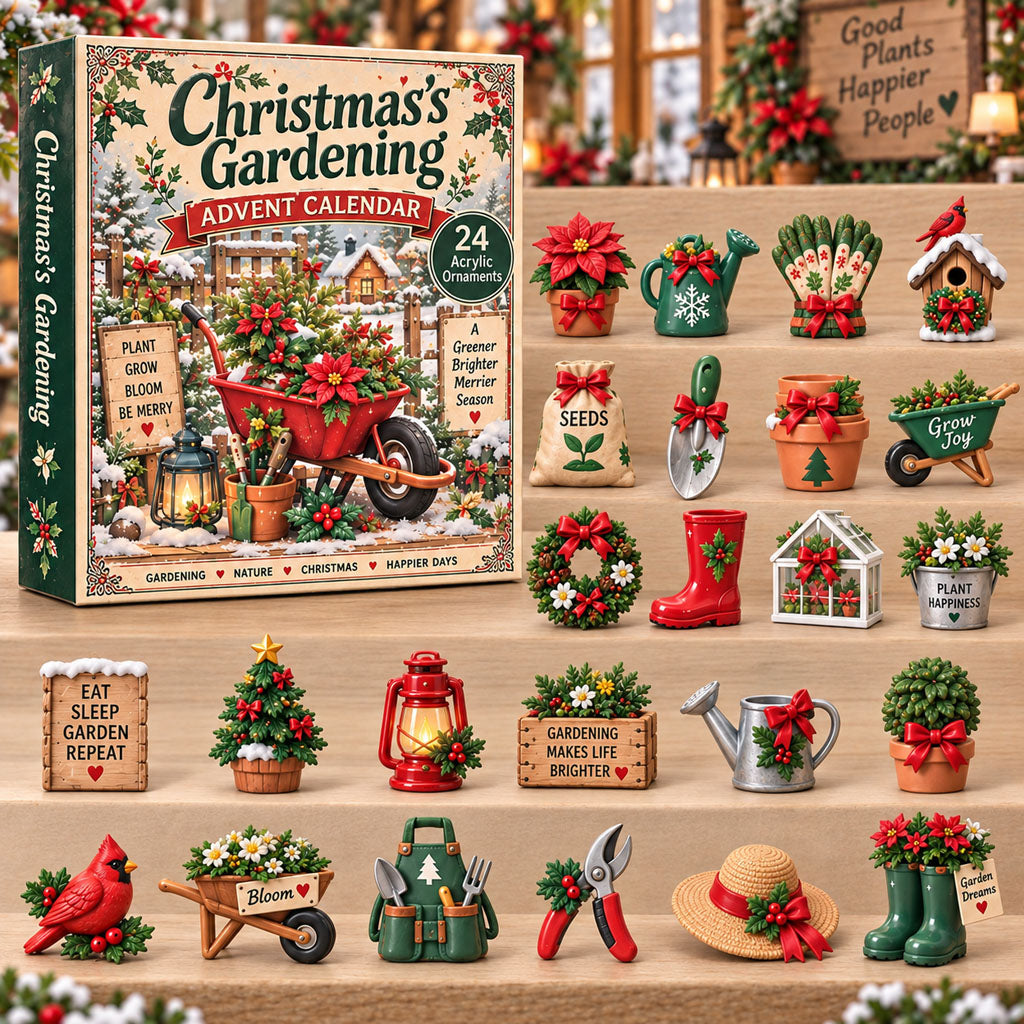 🌿🎄 2026 Gardener’s Christmas Advent Calendar – 24 Days of Garden-Inspired Holiday Surprises 🎁🪴