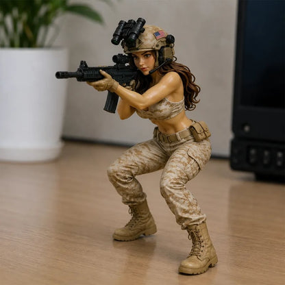 👙Last Day:49% OFF✨ Tactical Beauty Desktop Collectible - A-Kneeling Firing Position