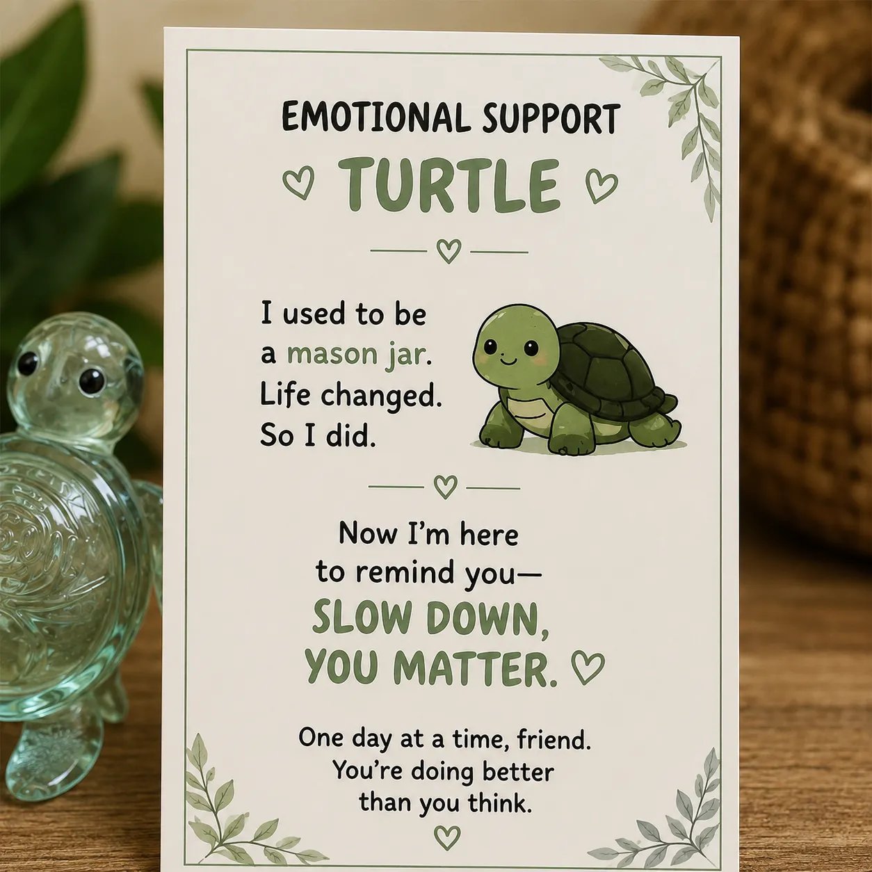 🎁Emotional Support Animal Gift – A Tiny Companion with a Big Heart