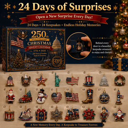 🎄🇺🇸 250th Anniversary Christmas Advent Calendar - ✈Buy 2 Free Shipping