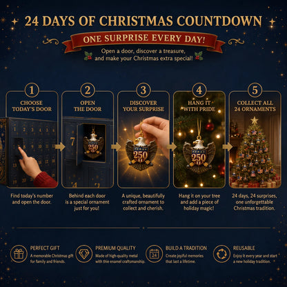 🗽🇺🇸 250th Anniversary Christmas Advent Calendar 🎁BUY 2 ✈ FREE SHIPPING