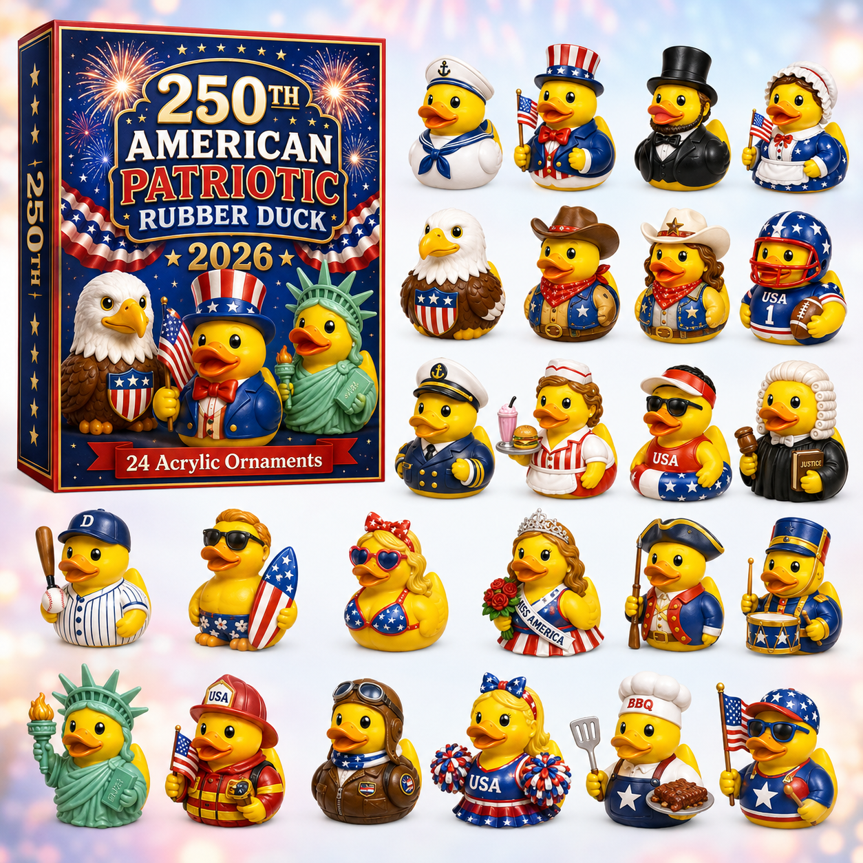 🇺🇸 2026 American Patriotic Duck Advent Calendar