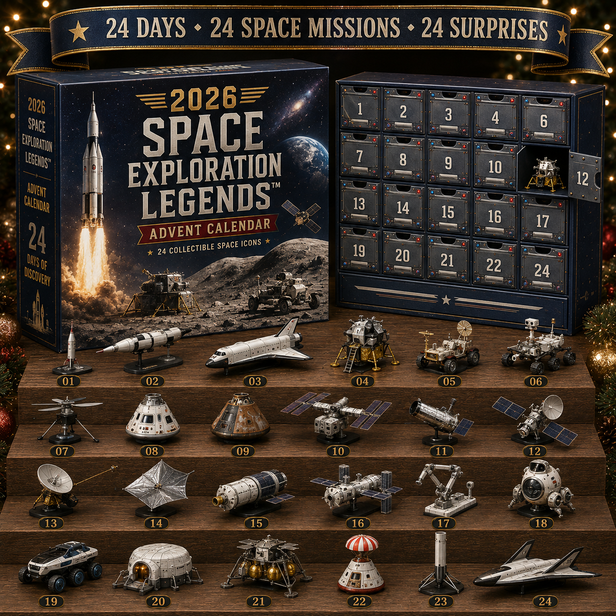 24 day space exploration advent calendar