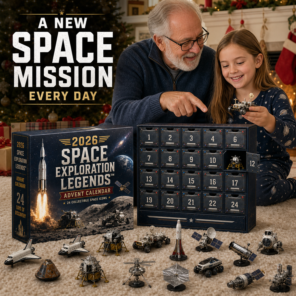 space mission advent calendar daily surprise