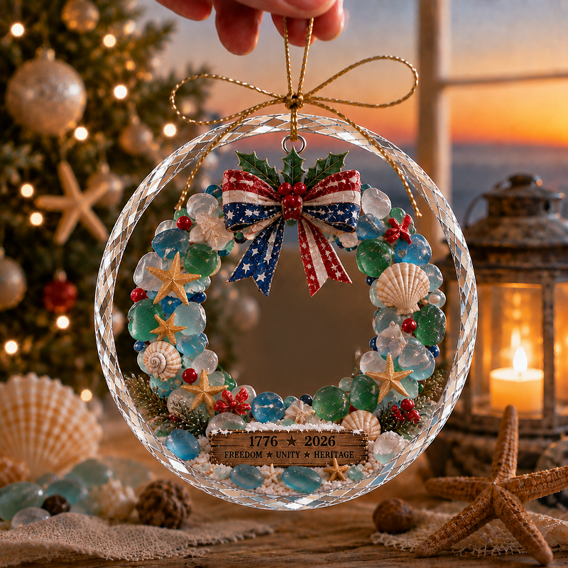 🌊 Ocean Christmas Ornament – 250th Anniversary Edition
