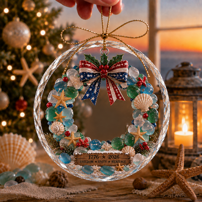 🌊 Ocean Christmas Ornament – 250th Anniversary Edition