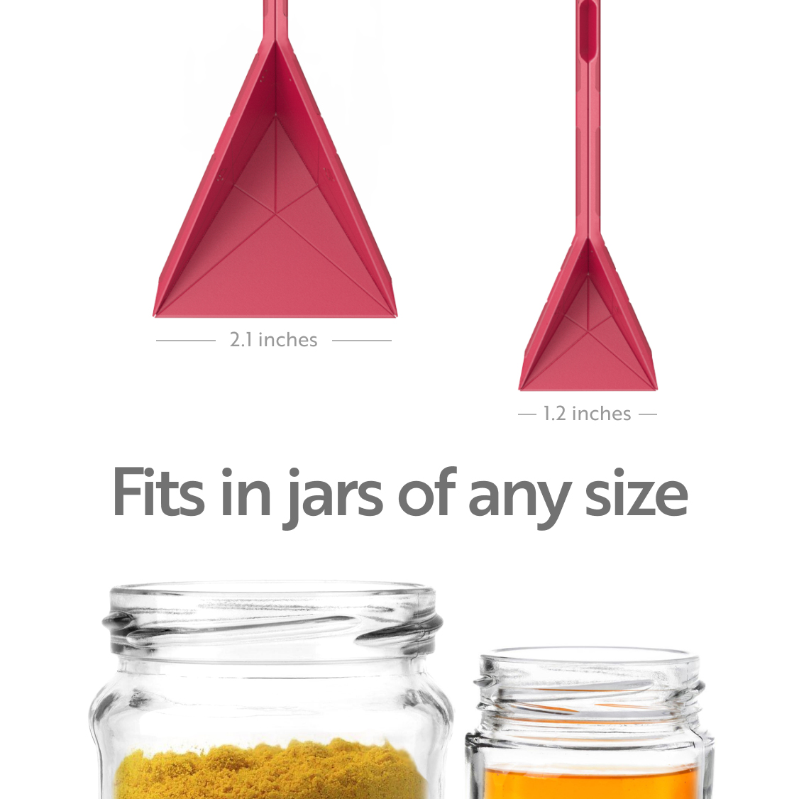 ✨ Fold-Flat Magnetic Measuring Spoons – 2 Spoons, 6 Measurements