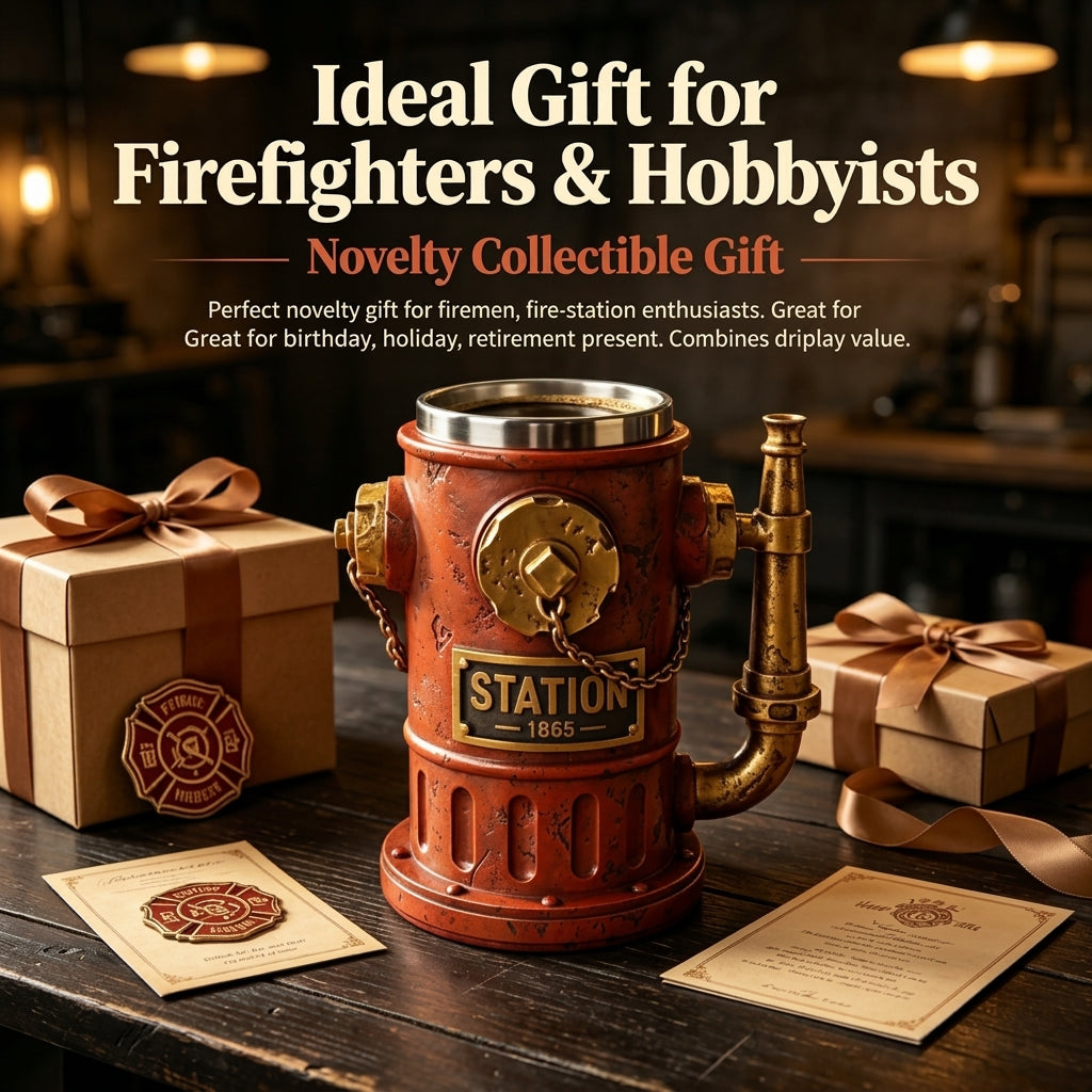 🎉Surprise Him! Unique Fire‑Hydrant‑Shaped Drinking Mug🎁