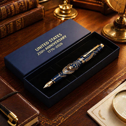🔥Last Day: 60% OFF🎁Father's Day gift🎁💖 USA 250th Anniversary Notebook & Pen Set, 1776-2026 Patriotic Gift