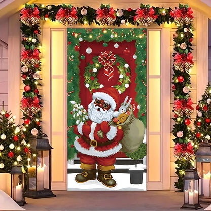 🎄🎅 2026 Festive Christmas Door Cover