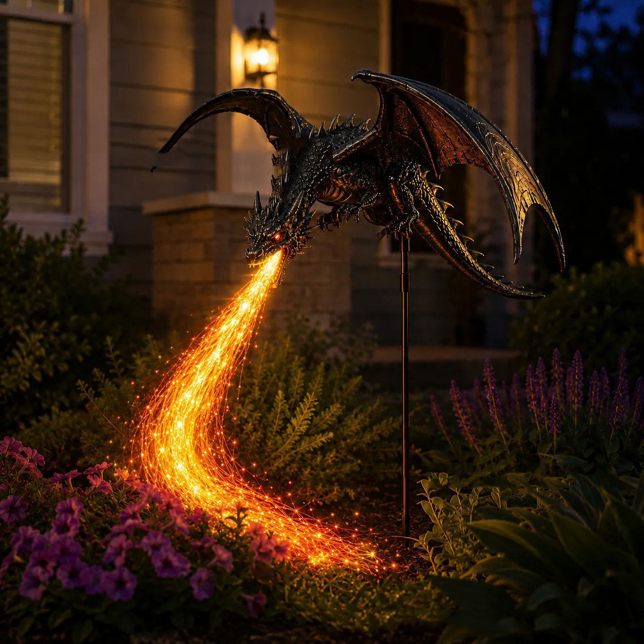 ✨Solar Dragon Fire Garden Light