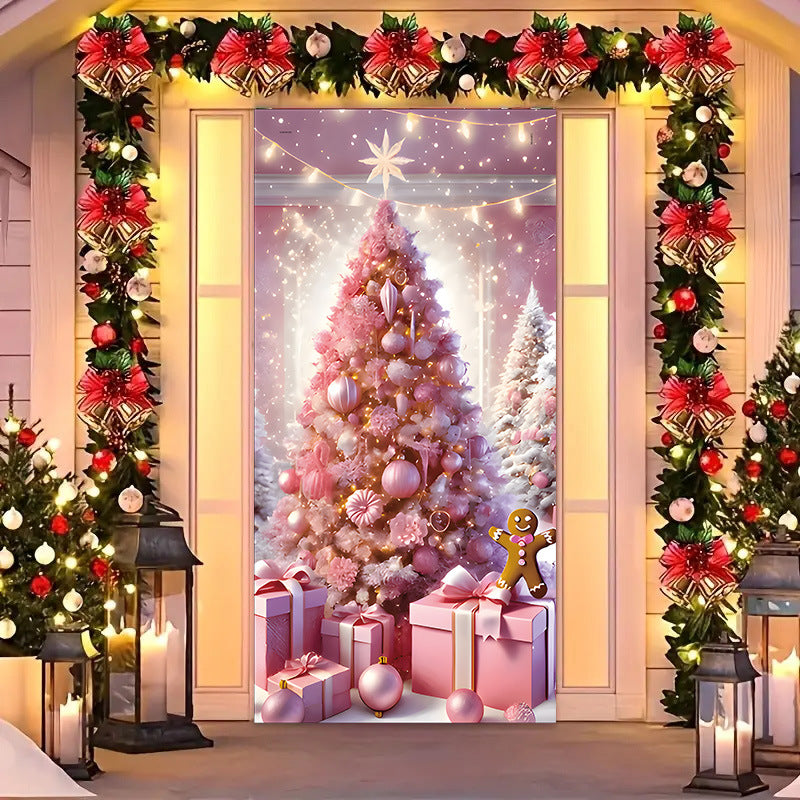 🎄🎅 2026 Festive Christmas Door Cover