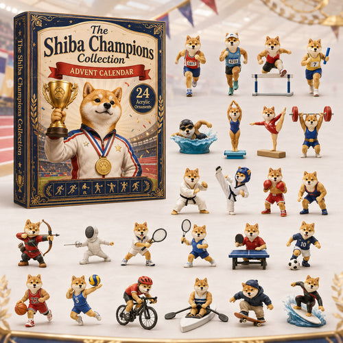 🐕🏆 Shiba Champions Sports Advent Calendar 2026 – 24 Days of Athletic Shiba Surprises 🎄✨