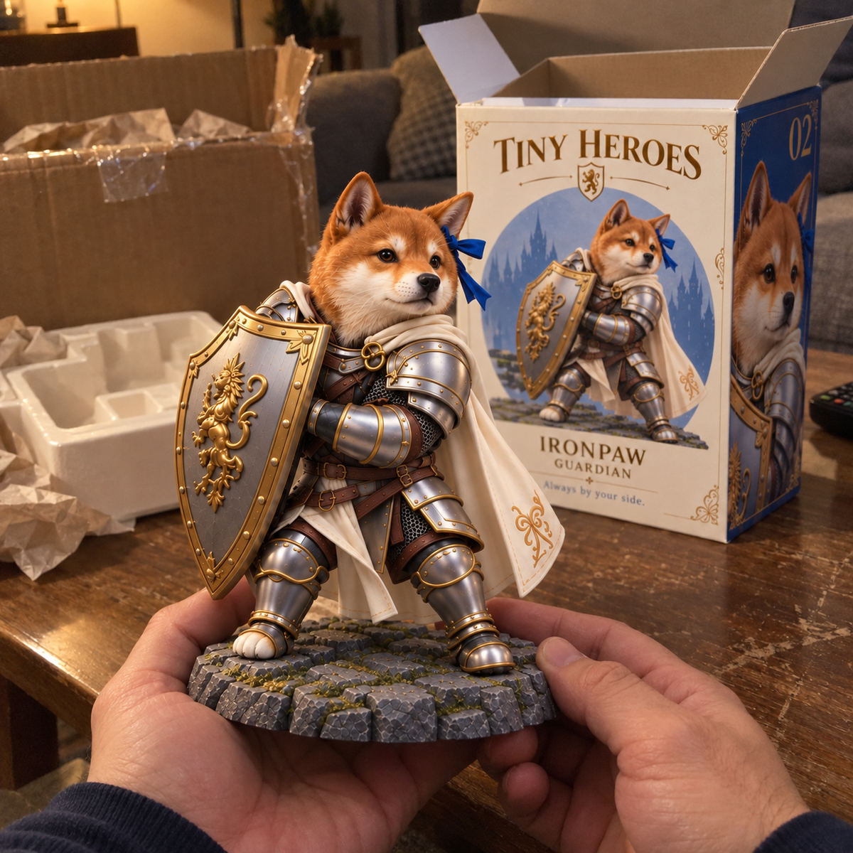 ⚔️ Brave Paws – Fantasy Animal Figurines
