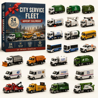 🚧Build the Fleet Collection 24-Day Vehicle Advent Calendar Series | ✨A New Adventure Every Morning