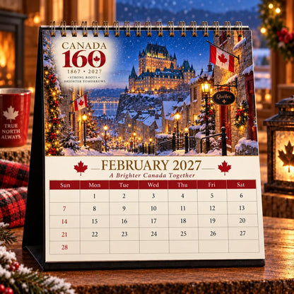 🍁🇨🇦 2027 Canadian Scenic Calendar – 12 Months of Beautiful Coast-to-Coast Views