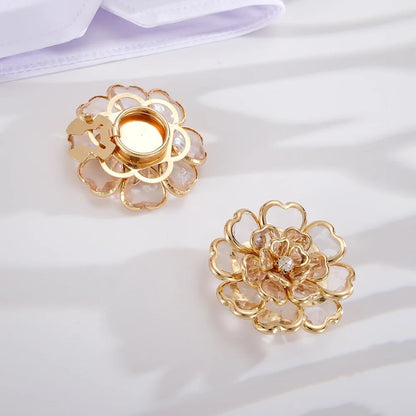 🌸 Flower Button Covers – Instant No-Sew Shirt & Blouse Upgrade