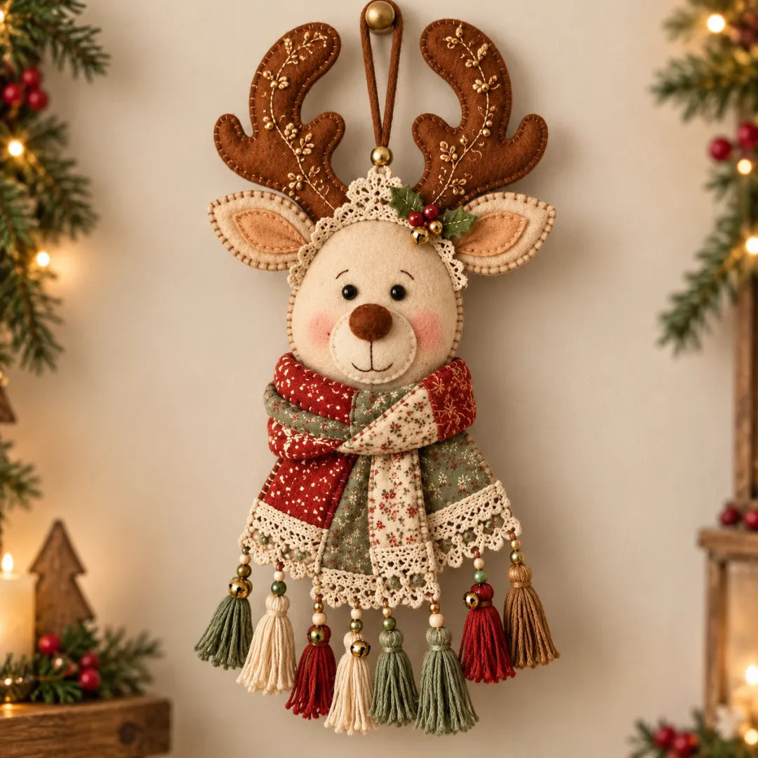 Vintage Christmas Character Door Hangers