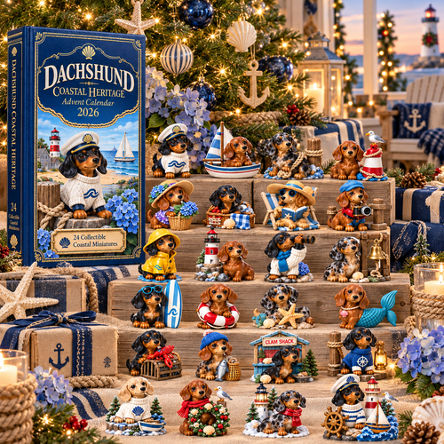 24 Days by the Sea — Dachshund Coastal Heritage Advent Calendar 2026