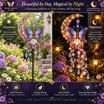 🦋✨ Butterfly Moon Garden Cascade™ – Turn Your Garden Into a Fairytale