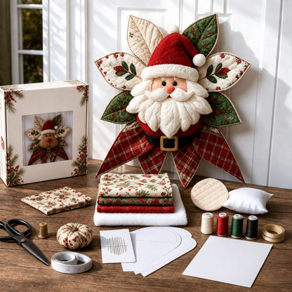 🎄 DIY Christmas Quilt Bow Decoration Kit