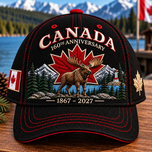 💝LAST DAY 70% OFF - 🍁🇨🇦 Canada 1867–2027 Legacy Cap – 160th Anniversary Embroidered Collector Edition